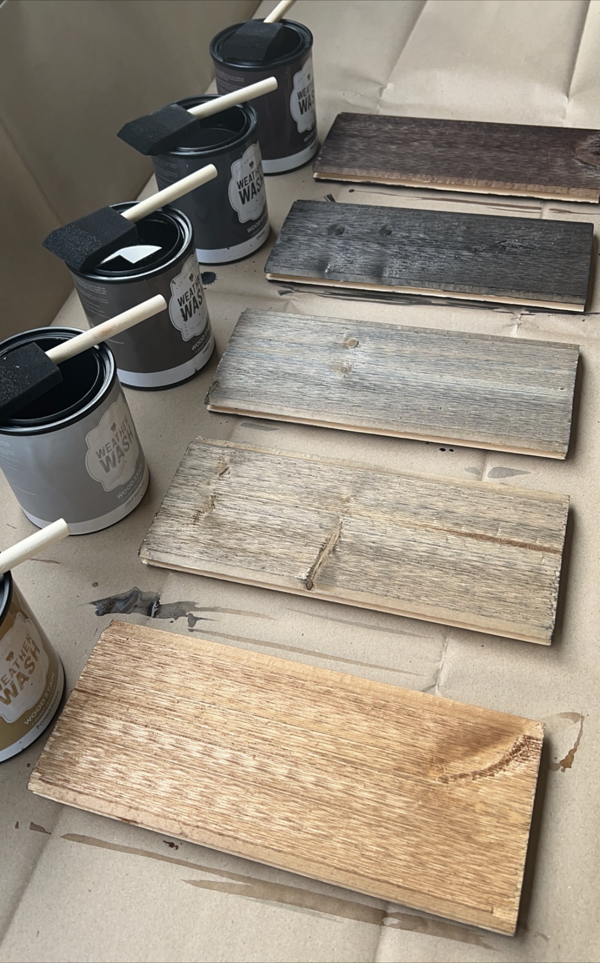 WeatherWash: BLACK EBONY Aging Wood Stain