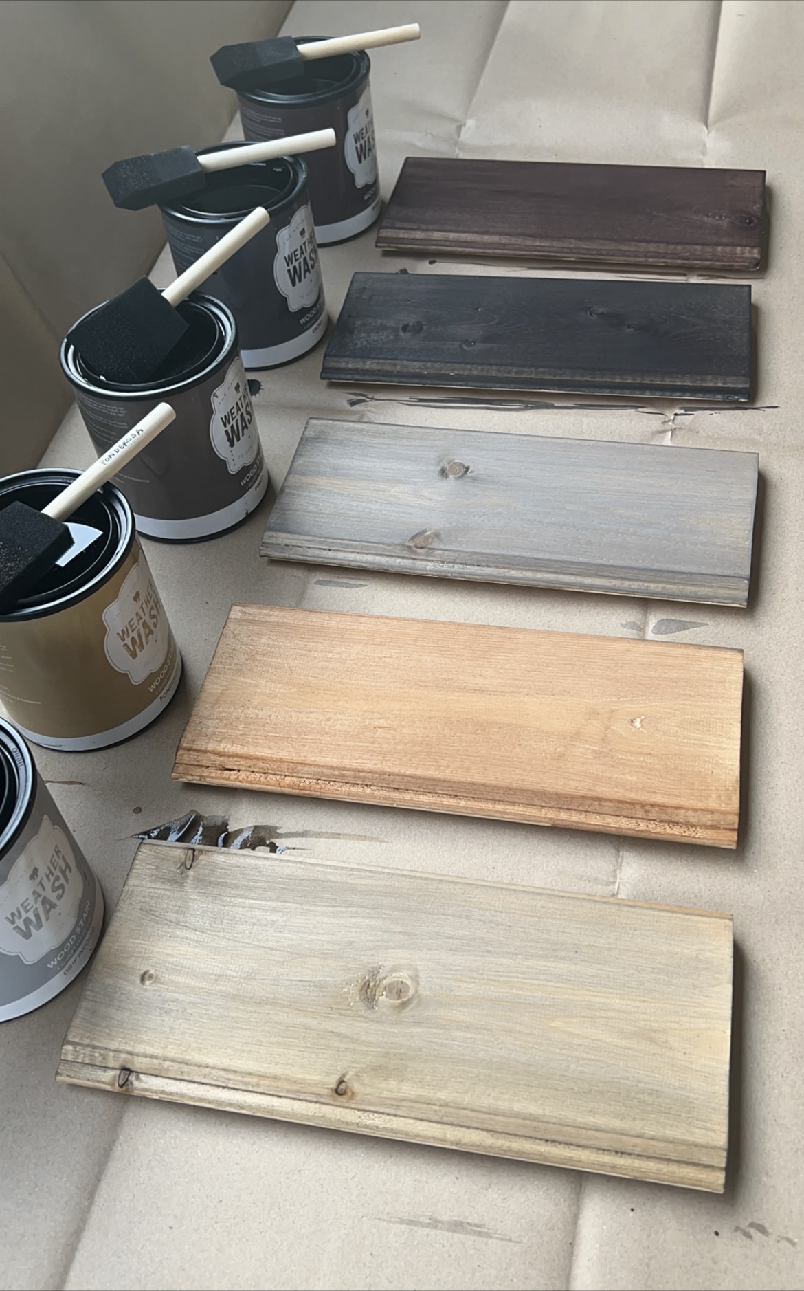 WeatherWash: BLACK EBONY Aging Wood Stain