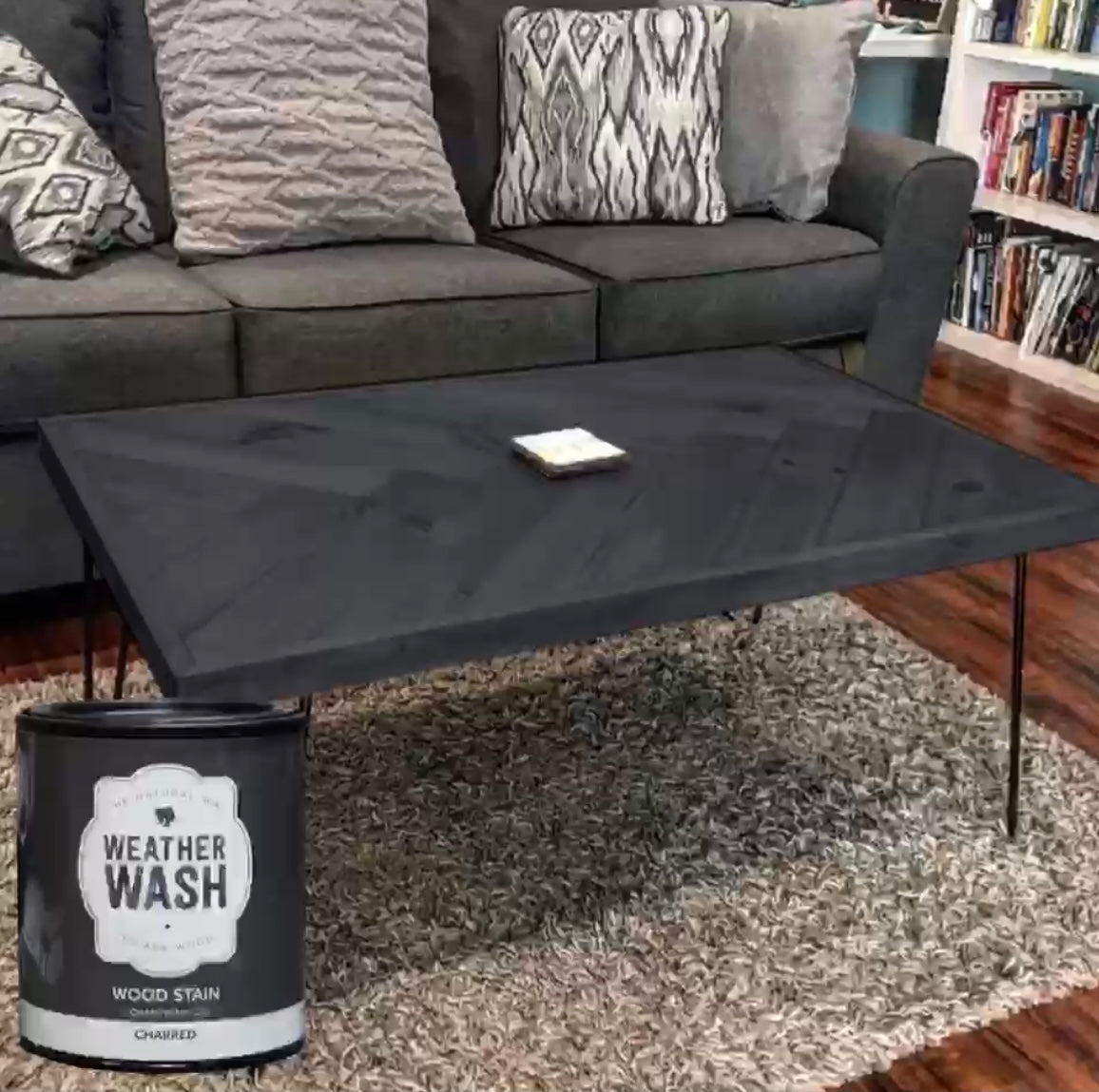 WeatherWash: CHARRED Aging Wood Stain