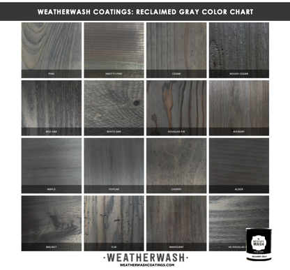 WeatherWash: RECLAIMED GRAY Aging Wood Stain