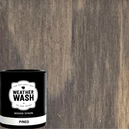 WeatherWash: PINED Aging Wood Stain