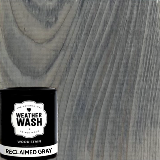 WeatherWash: RECLAIMED GRAY Aging Wood Stain