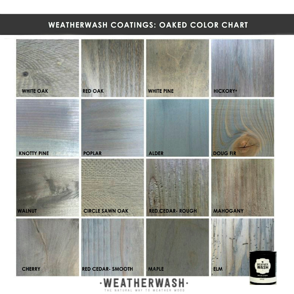 WeatherWash: OAKED Aging Wood Stain