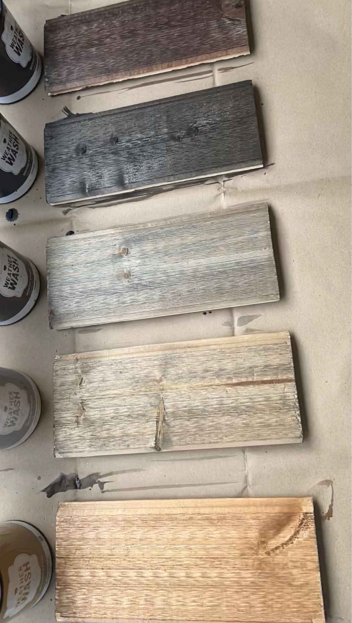 WeatherWash: BRANDY Aging Wood Stain