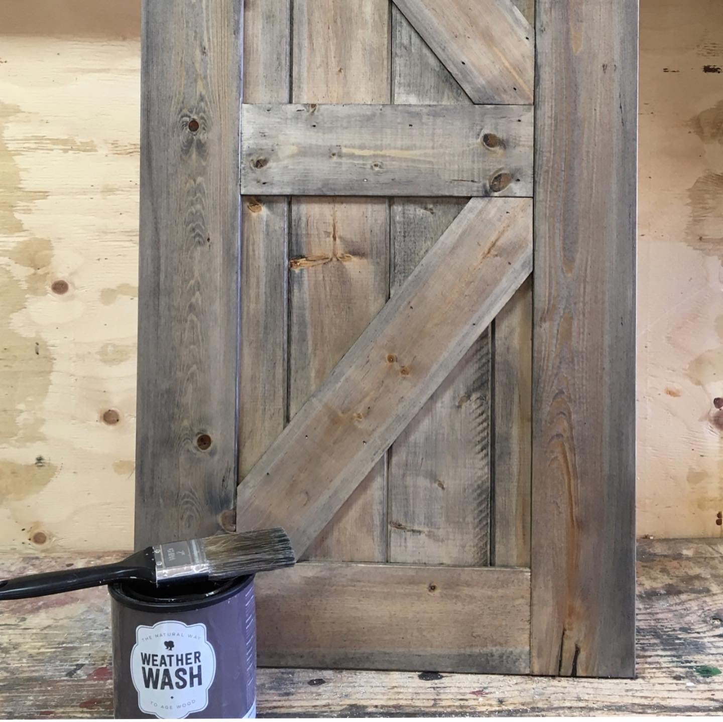 WeatherWash: PINED Aging Wood Stain