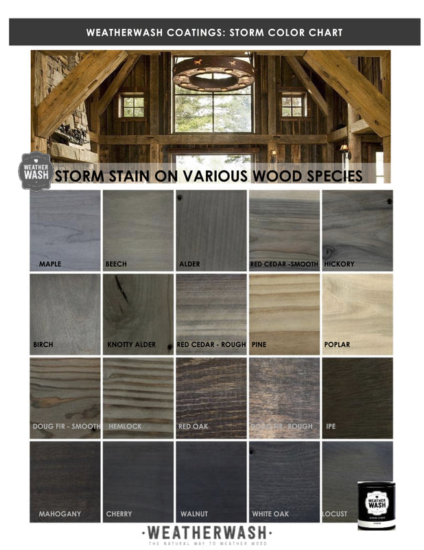 Storm Color Chart Brand Ambassador – WeatherWash Coatings