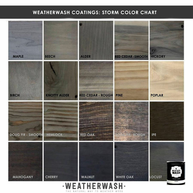 Storm Color Chart Weatherwash Color Chart – WeatherWash Coatings