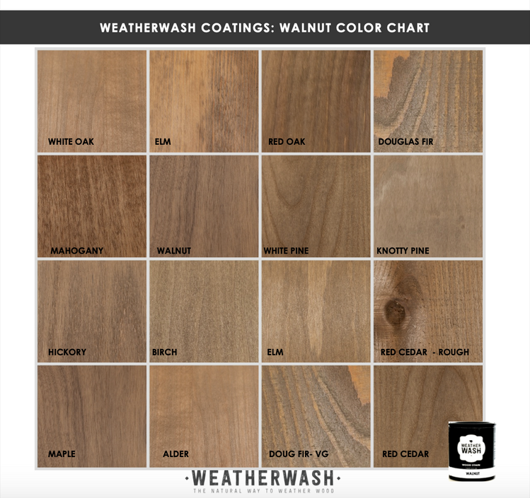 Golden Walnut Color Code Weatherwash Color Chart – WeatherWash Coatings