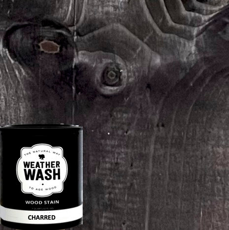 WeatherWash: CHARRED Aging Wood Stain