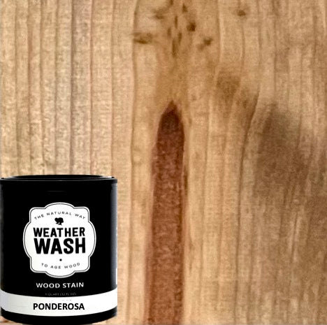 WeatherWash: PONDEROSA Aging Wood Stain