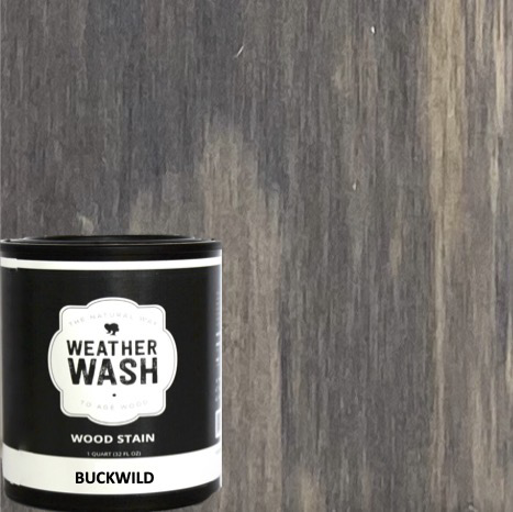 WeatherWash: BUCKWILD Aging Wood Stain