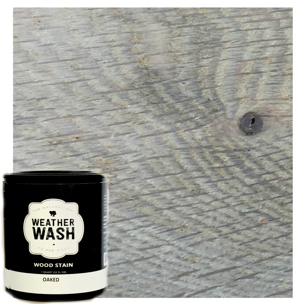 WeatherWash: OAKED Aging Wood Stain – WeatherWash Coatings