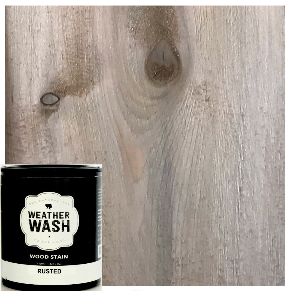 WeatherWash: RUSTED Aging Wood Stain